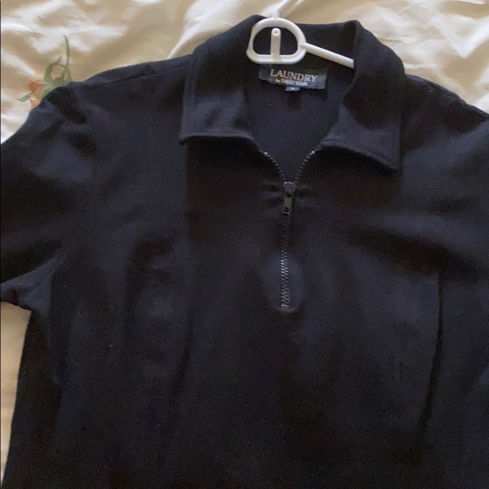 Black stretchy long sleeve casual dress